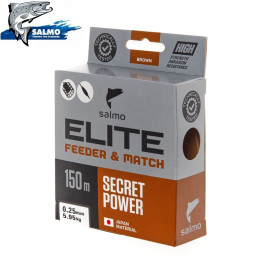 Леска монофильная Salmo Elite Feeder & Match размотка 150м коричневая